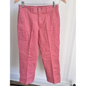 Vineyard Vines Boy's Pants Salmon Pink 100% Cotton Flat Front Size 14